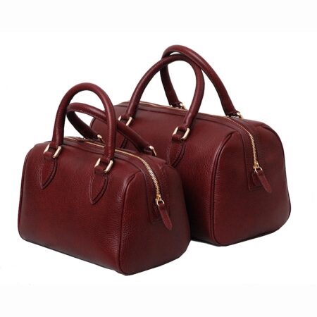 Lido leather trunk handbag by Bellini. made in Italy.