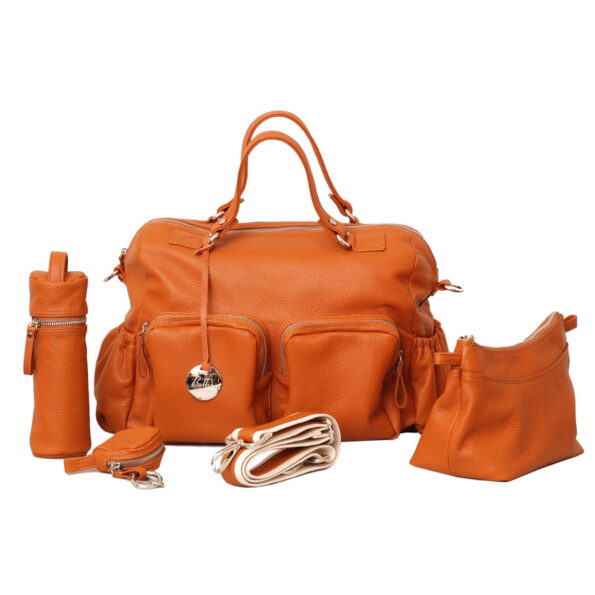 Bambini leather baby bag by Bellini. Made in Italy.
